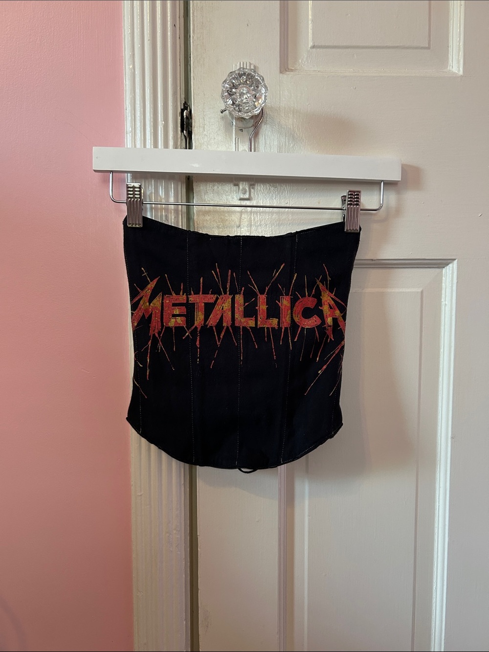 I Am Koko LA Metallica Black Graphic Tube Top